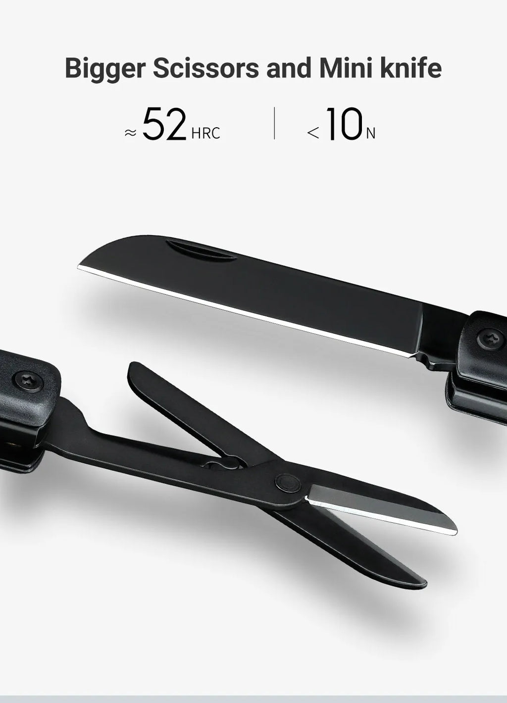 NexTool Mini Multi Tool 3 in 1 Pocket Knife Scissors Pen Tools N1 Portable Outdoors USB Rechargeable IPX4 Waterproof Flashlight