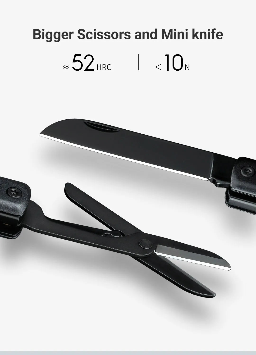 NexTool Mini Multi Tool 3 in 1 Pocket Knife Scissors Pen Tools N1 Portable Outdoors USB Rechargeable IPX4 Waterproof Flashlight