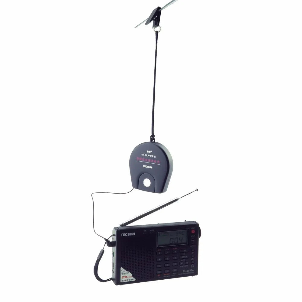 XHDATA AN-80 External Antenna Suitable with all TECSUN Radios and other brand radios Improve listening quality