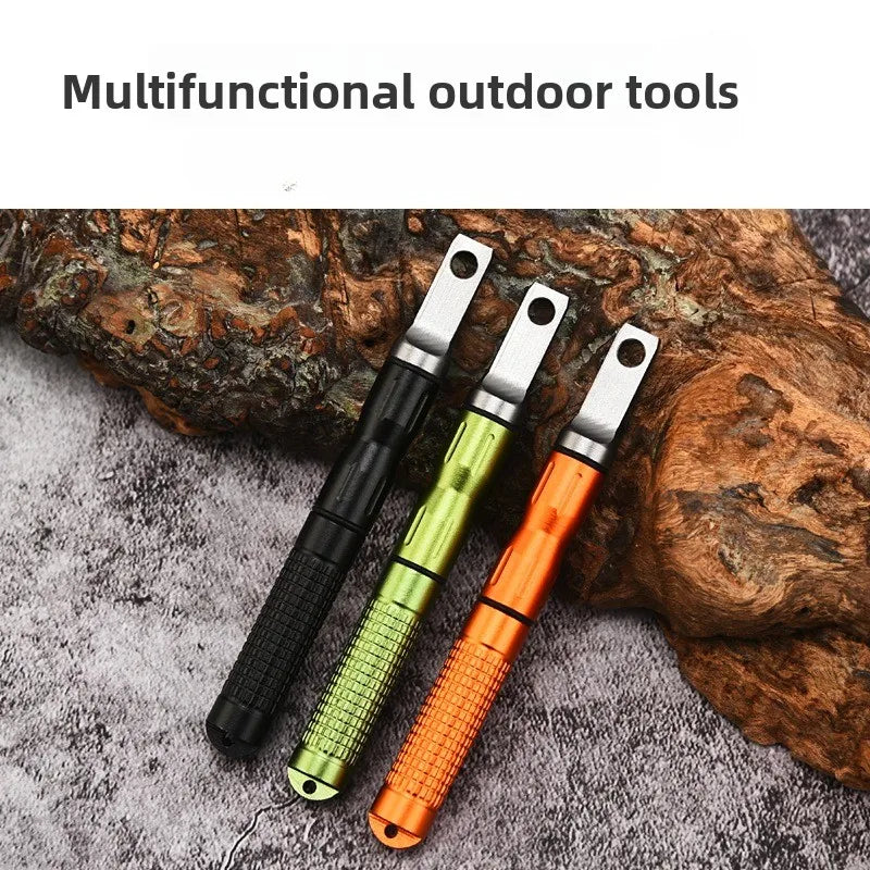 Outdoor Flint Camping Equipment Outdoor Survival Tool Magnesium Rod Firefighter Fire Stick, Multi-functional Outdoor Tools
