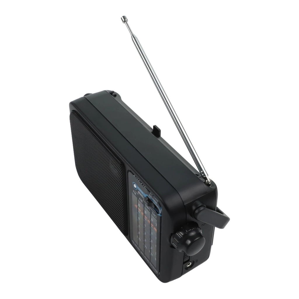1pc Retro Multi-Band Radio Portable Elegant Full Band Handheld Weather Radio Built-in Speaker For-Emergency Radio Accessories