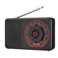 Portable AM/FM Radio with Good Reception, Large Speaker, Easy Tuning Dial & Earphone Jack for Home, Outdoor and Emergency Use