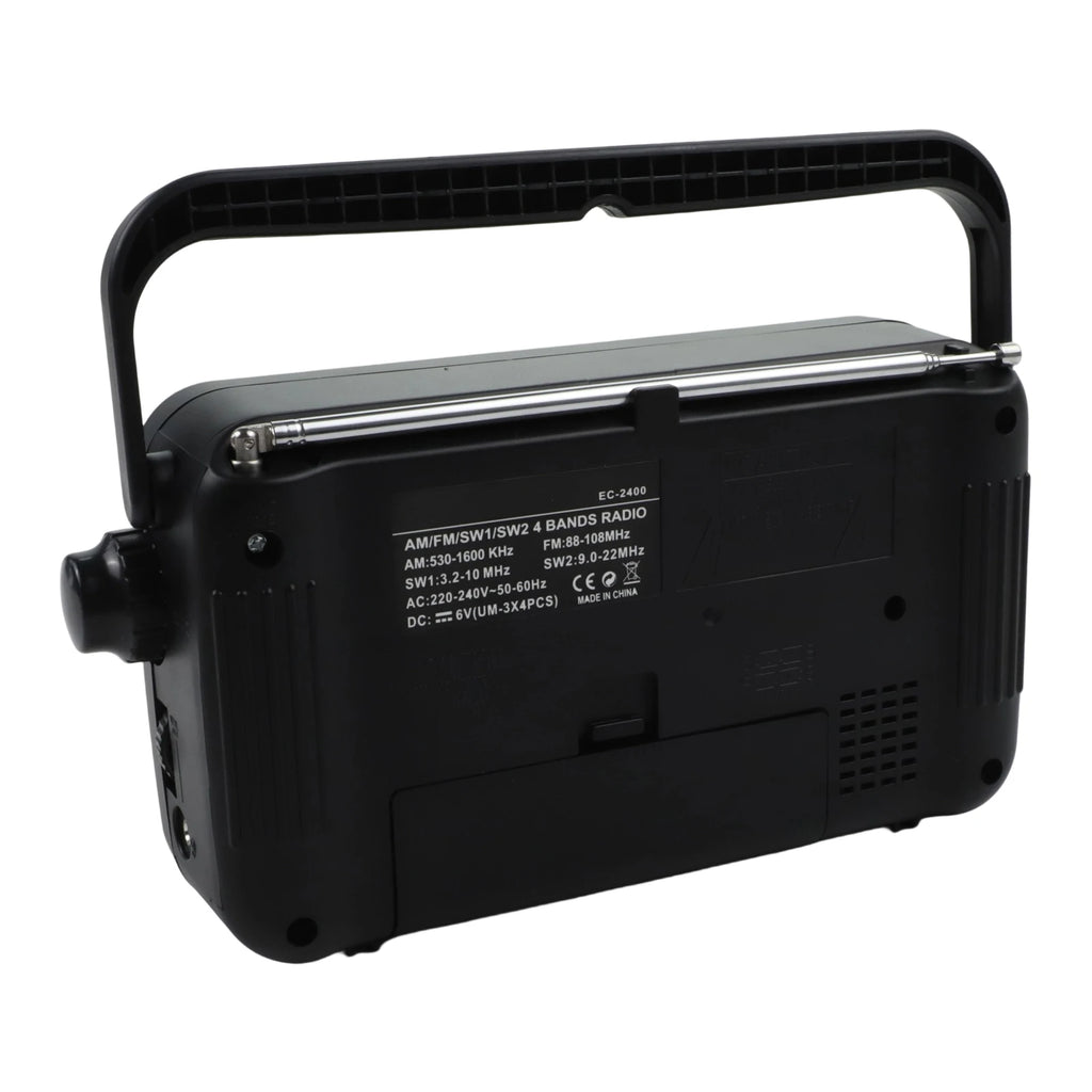1pc Retro Multi-Band Radio Portable Elegant Full Band Handheld Weather Radio Built-in Speaker For-Emergency Radio Accessories