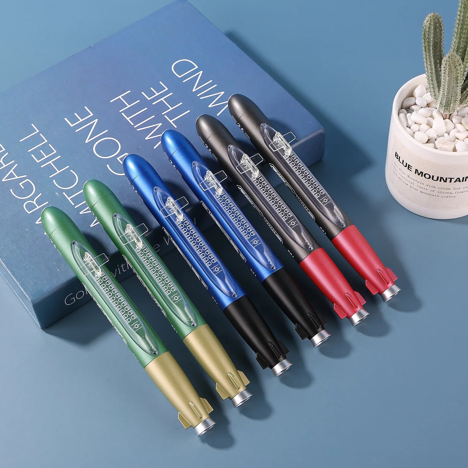 Creative Simulation Submarine Gel Pen 0.5mm Black Ink Spaceship Neutral Pens Children's Fun Toy Smooth Writing School Stationery