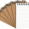6/12/18 Pcs Pocket Spiral-Bound Notepads Office-Style Mini Notebooks Lined Paper Memos For Home University School Meeting Use