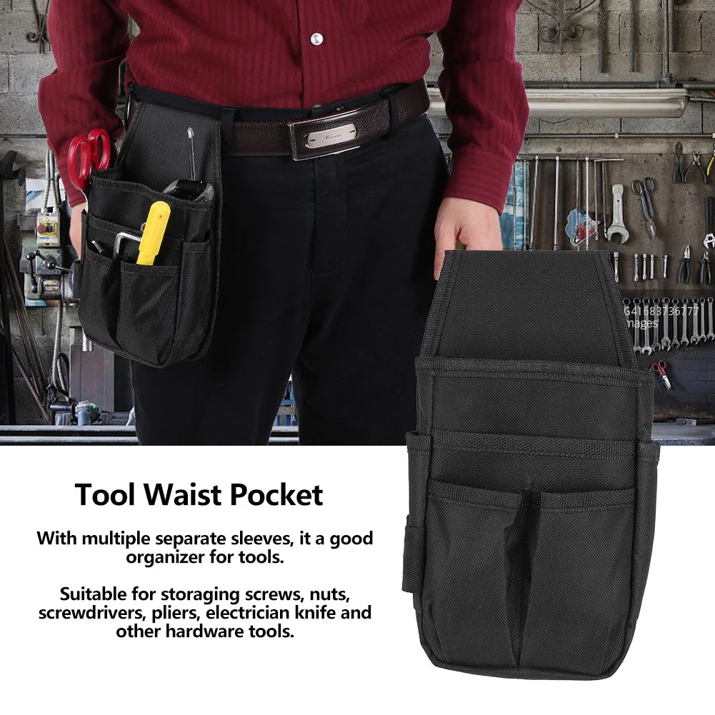 Electrician Tool Pouch Tool Waist Bag Electrician Tool Waist Bag with Multiple Pockets Hardware Tools Pouch Tool Waist
