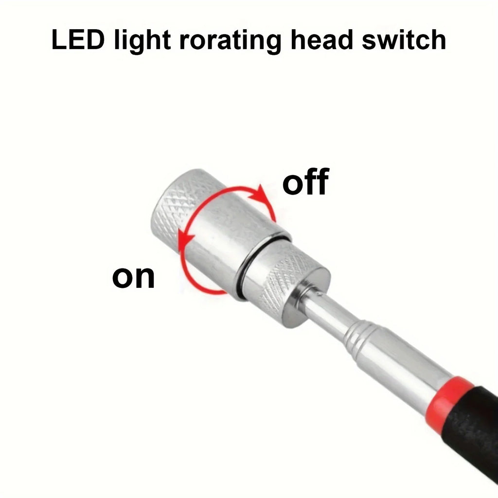 Telescopic Pickup Magnetic Iron Rod Household Automotive Repair And Inspection Tool Strong Magnetic Metal Screw Suction Rod