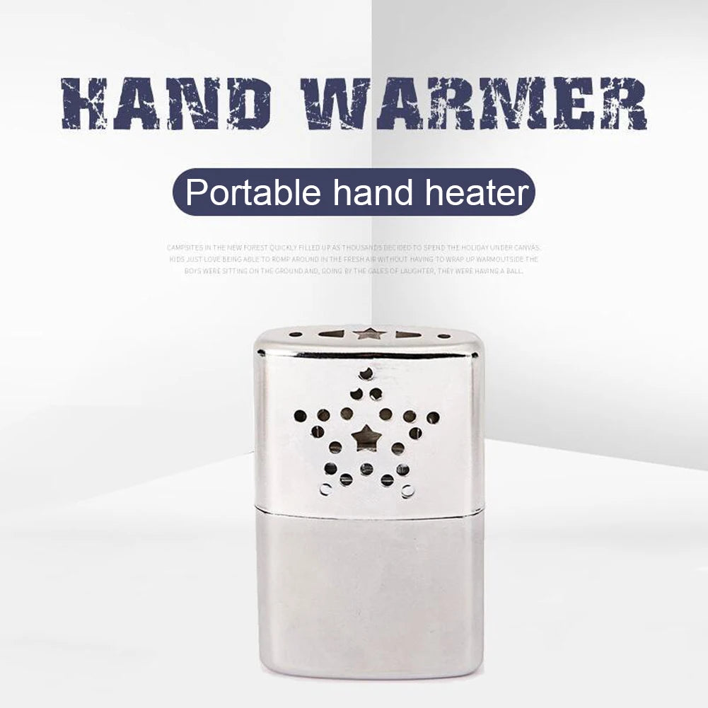 Hand Warmer Heater Portable Pocket Hand Warmer Long Lasting Kerosene Hand Warmer Heated Hand Warmer for Camping Hiking