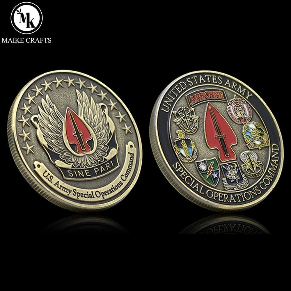 United States Army Special Operations Command Commemorative Coin United Stated Army Challenge Coin   Collect Gifts, Customize