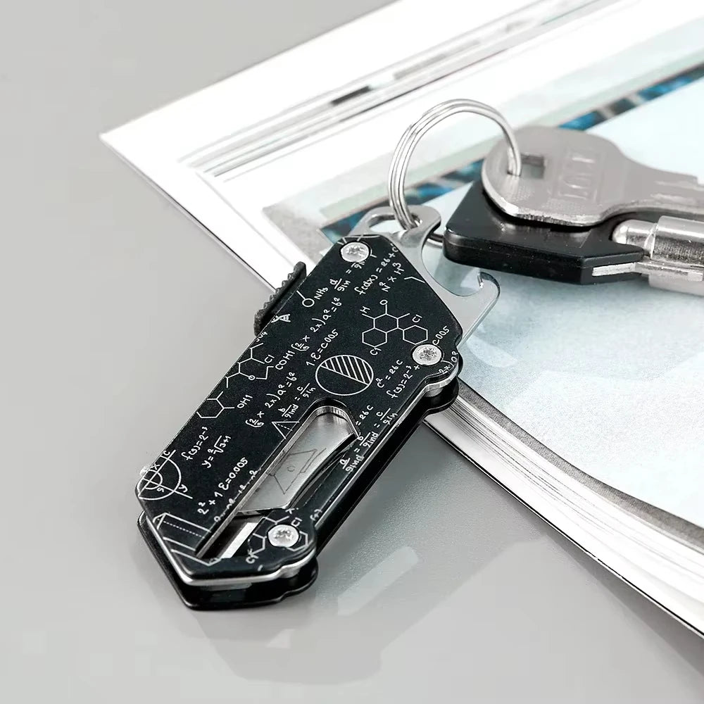 SWISS TECH Pocket Utility Knife Multitool Knives Portable 2 In 1 Unpacking Knife Cutter Box Opener Multi-Function Cutting Tool