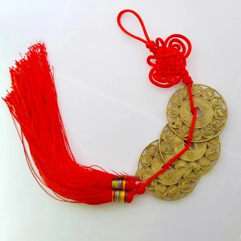 。2pcs new Amulets for Good Luck Feng Shui Coins Amulet Money Prosperous Protection Zinc Alloy Auspicious Chinese Coins of Luck