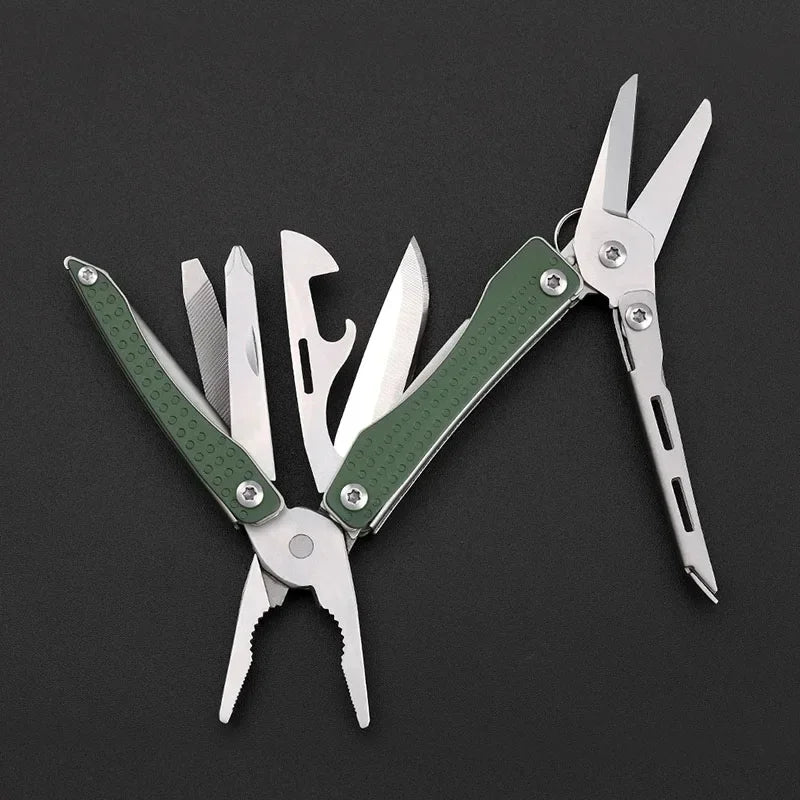 NexTool Mini Flagship Multitool 10 in 1 Mini EDC Keychain Multi Tool Folding Pliers Pocket Knife Scissors Outdoor Tools