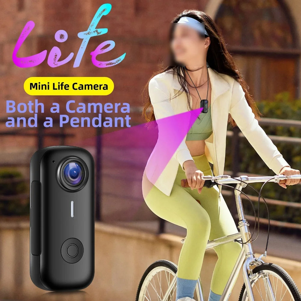 Magnetic Wearable Action Camera Compact Magnetic Action Camera Every Adventure In Style Body Cam For Sports & Cycling