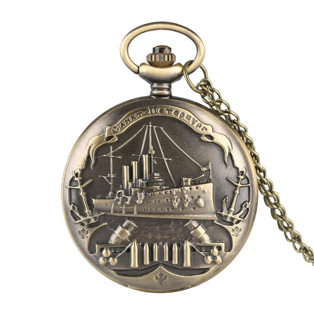 Classic quartz pocket watch Men's Necklace Corsair Design Pocket watch Teen pocket watch for boys
