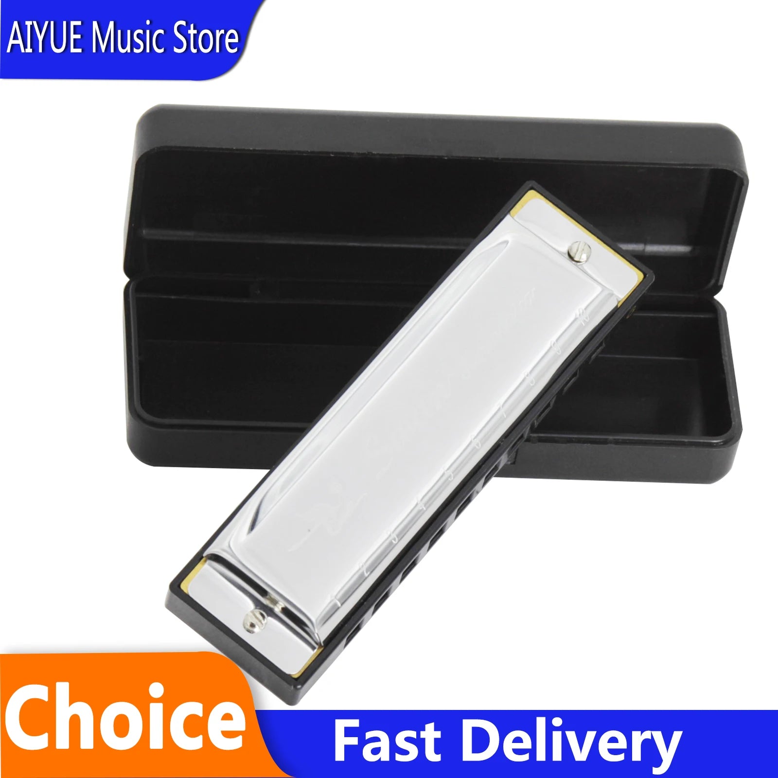 Harmonica 10 Hole 20 Tones Harmonica G Key Harmonica Mouth Organ Suitable For Music Enthusiasts Woodwind Musical Instrument