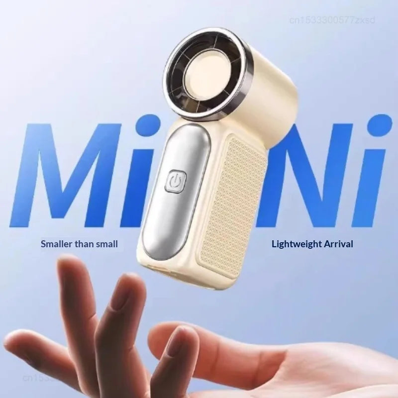Portable Fan Convenient Creative Mini Fan Pocket Hand-held Fans Lightweight Suitable for Travel Camping Outdoors Air Coolers New