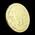 Cartoon Tooth Fairy Commemorative Coins Birthday and Christmas Gifts Home Kitchen Party Supplies Collection Coins