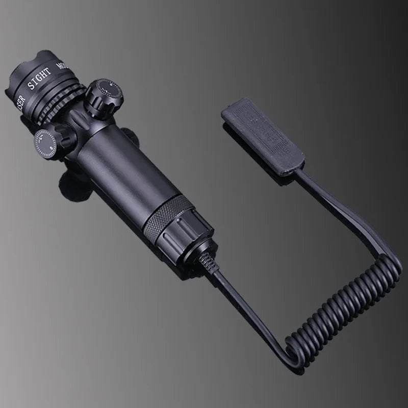 Red and Green Laser Aiming Up, Down, Left and Right Adjustable Shock-resistant Metal  Green Laser Rat Tail Clipper with Battery
