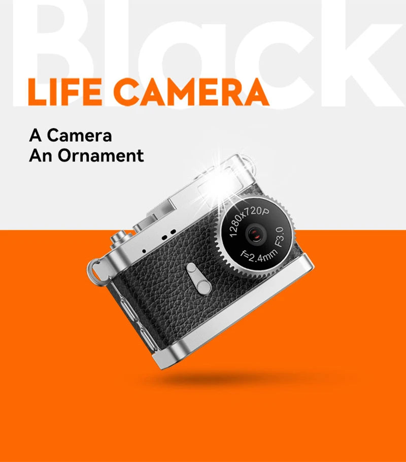 Mini 1080P HD Retro Digital Camera Pocket Cameras Photography Travel Selfie Entry-Level Small Mini Camera Compact Camcorder