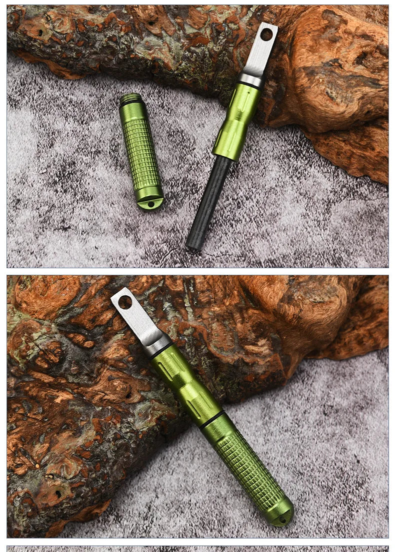 Outdoor Flint Camping Equipment Outdoor Survival Tool Magnesium Rod Firefighter Fire Stick, Multi-functional Outdoor Tools