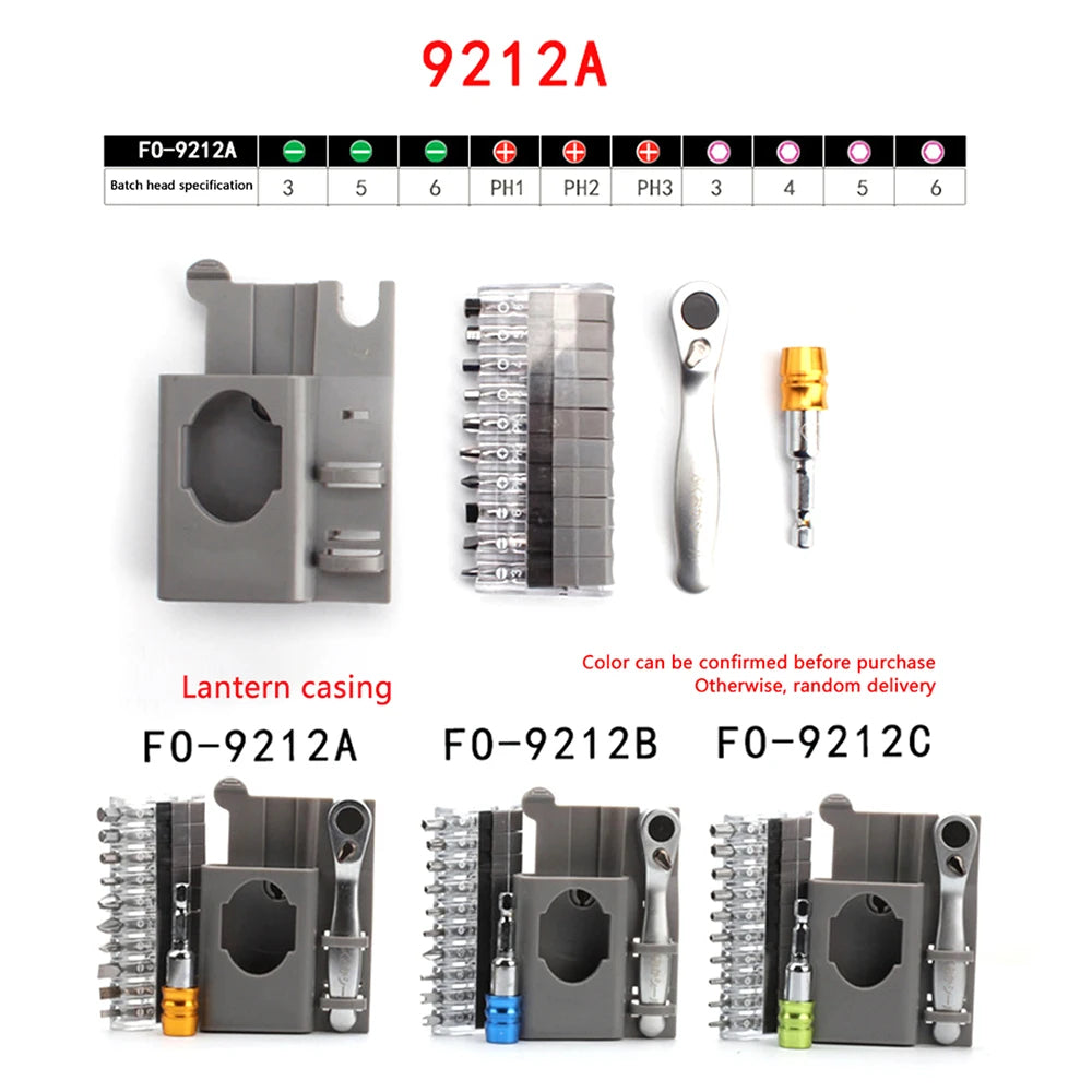 Mini Ratchet Wrench Screwdriver Bit Set Multifunctional Special Shaped Slotted Phillips Screwdriver Hand Tools