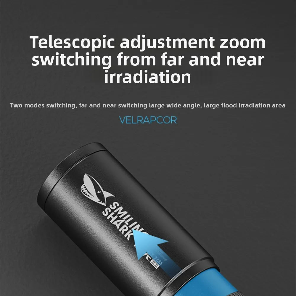 Focusable Mini Flashlight High Lumens LED Pocket Light with Smooth Zoom Perfect  EDC  Camping  Car Repair