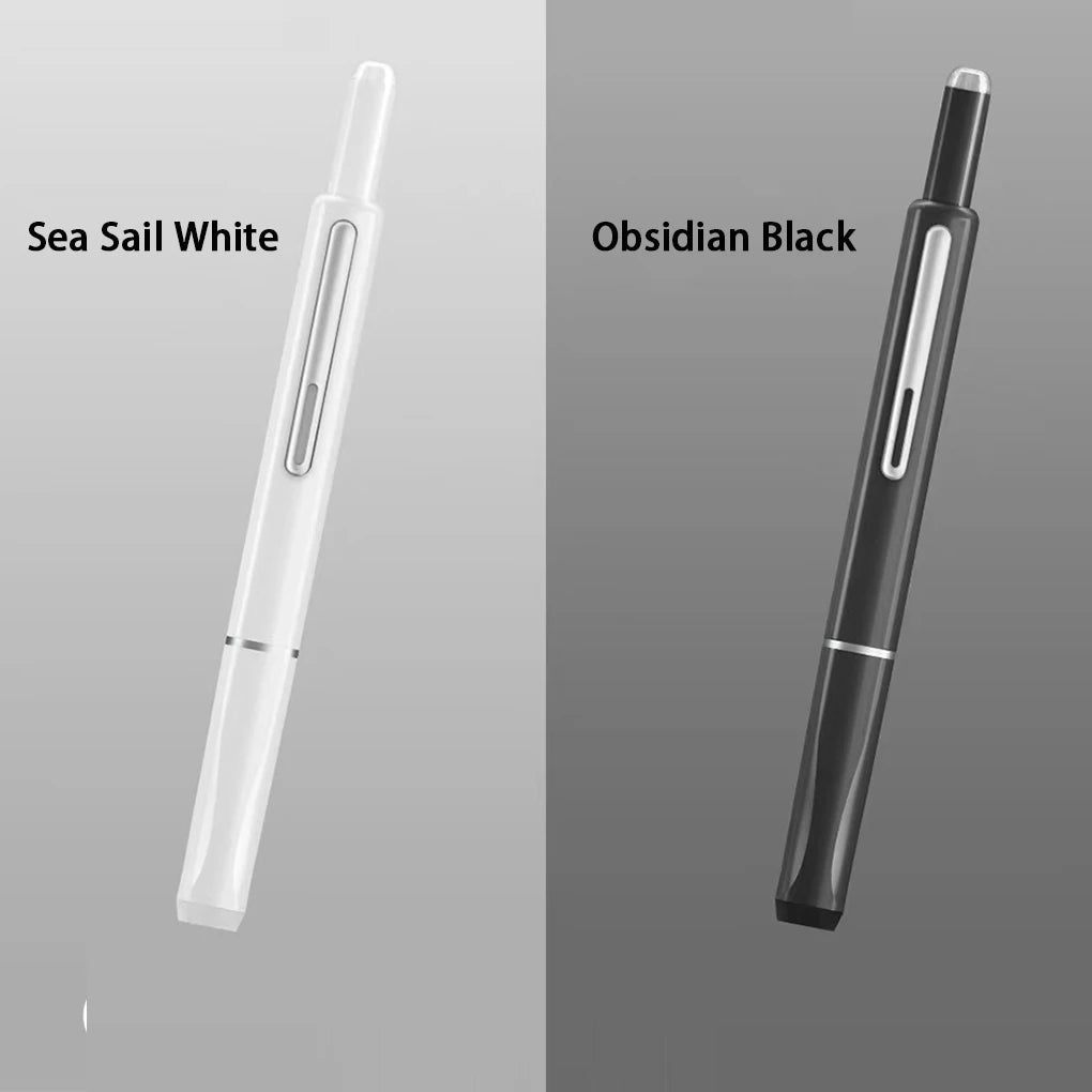 Erasable Space-Time Capsule Press Pen 20Pcs Retractable Fountain Pen Ink Cartridges Space Capsule Click Nonsplash Ink Pen Set