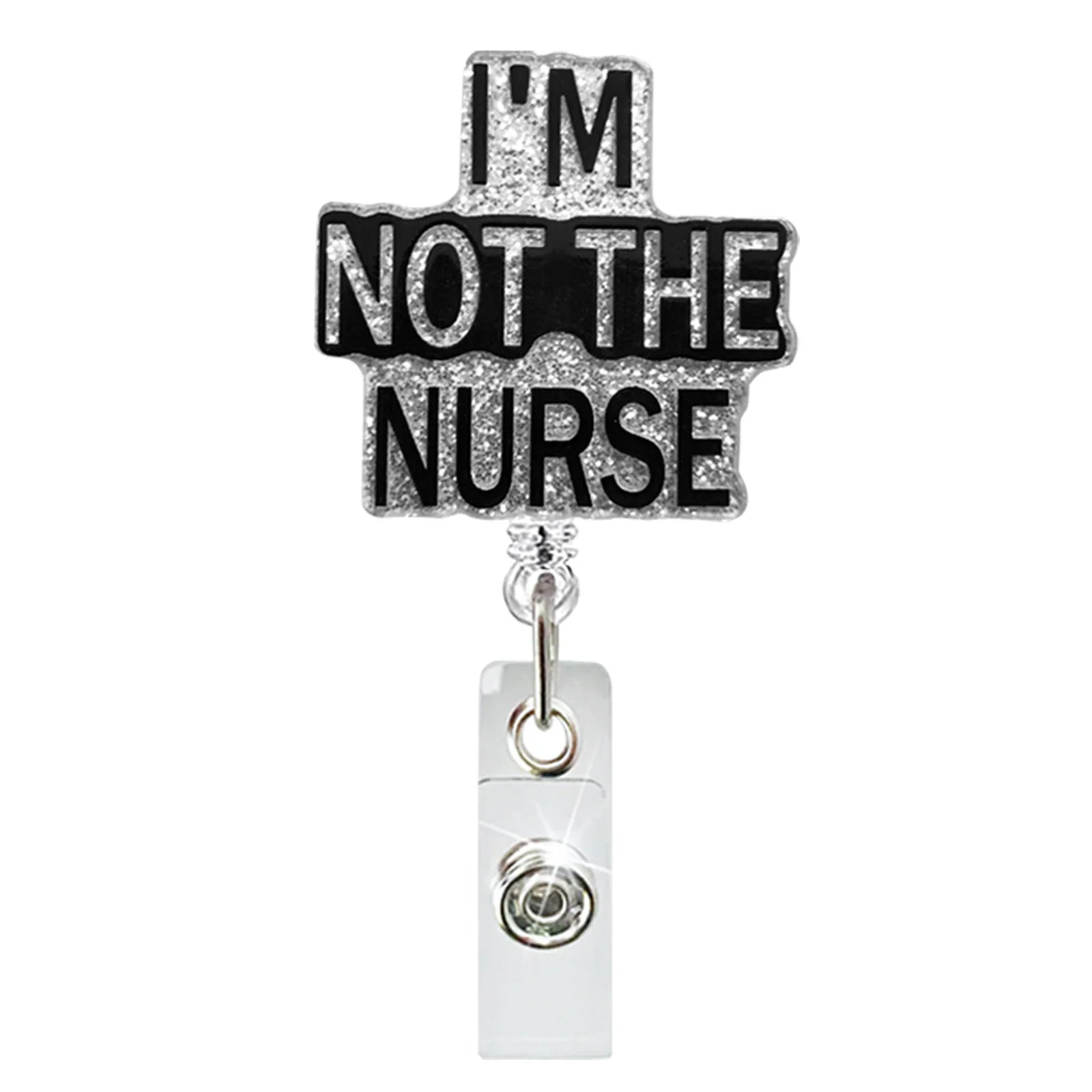 Acrylic Brain Baby Cat Coffee Cup Medical Rotatable Id Badge Holder Retractable Badge Reel Gift For Doctor Nurse Key Chain Tools