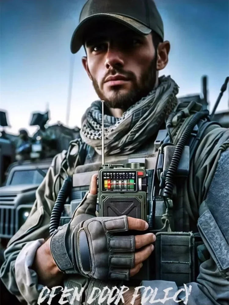 R11 Noaa Weather Radio Wireless Bluetooth Speakers Solar 4000mAh Self Powered Hand Crank Survival Wind Up AM/FM/SW/WB Band Radio