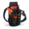 Pocket Tool Pouch，6-Pouches and 9 Screwdriver Loops Construction, Heavy-Duty Tool Bag with Adjustable Belt for Electrici