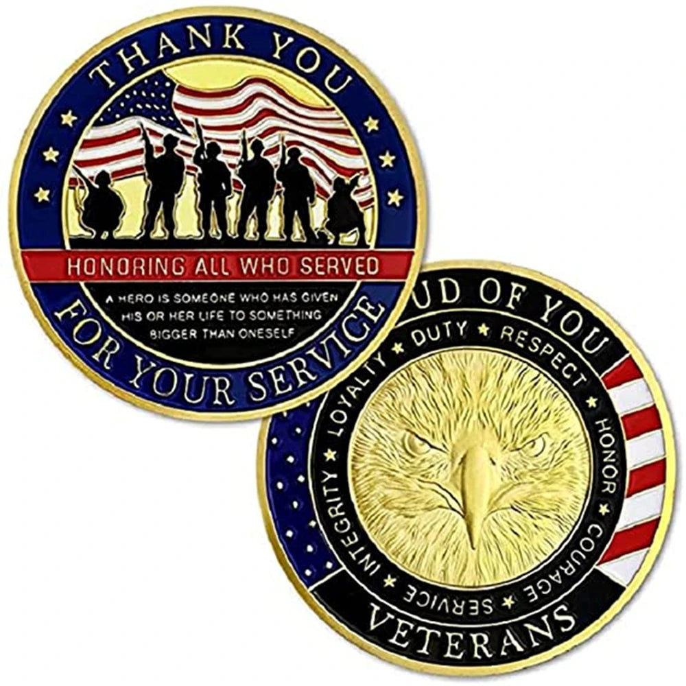 36 US Military Challenge Coins Great Gift Collectible Decorative Coins