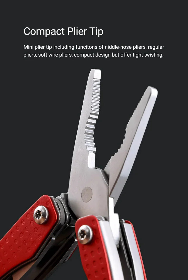 NexTool Mini Flagship Multitool 10 in 1 Mini EDC Keychain Multi Tool Folding Pliers Pocket Knife Scissors Outdoor Tools