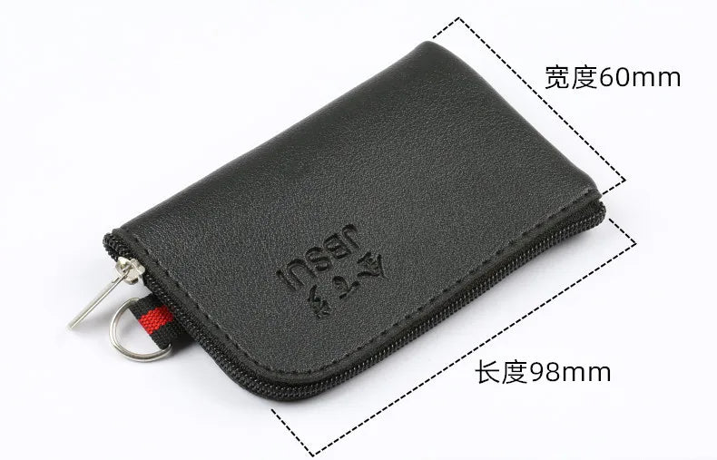 Classic Belt  Wearable PU Glasses Case Men Portable Leather Folding Glasses Storage Box Women
