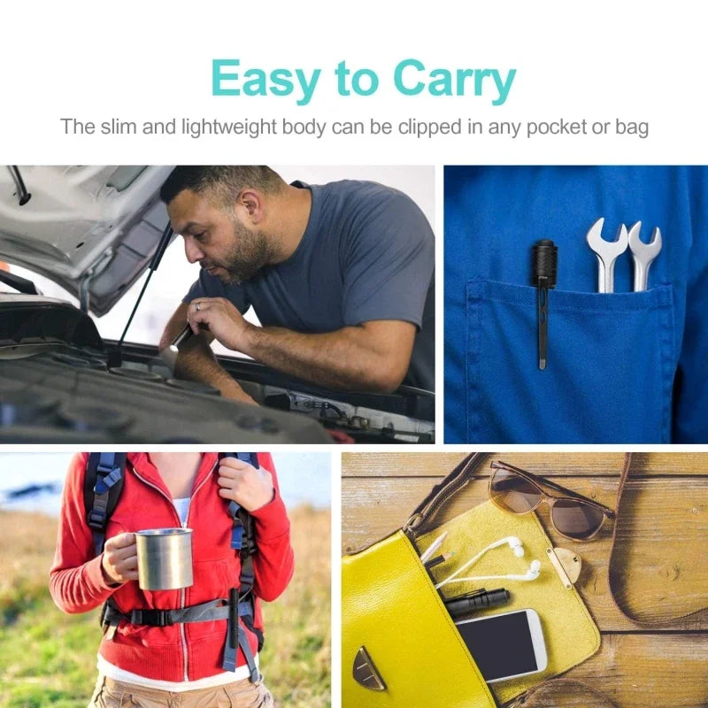 Mini Flashlight Portable Emergency Light Pocket-sized LED Flashlights Small Torch Penlight Mini Lantern for Multipurpose