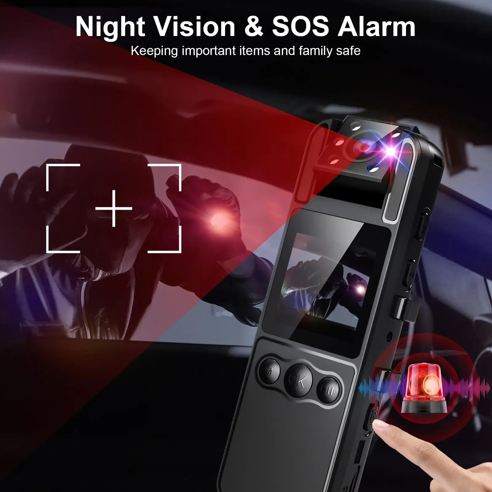 4K Mini Action Camera Outdoor Sport Portable Digital Video Recorder Worn Small Body Cam Night Vision DV Miniature Camcorder