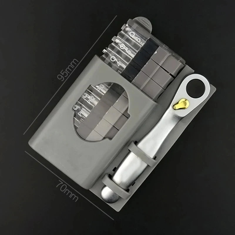 Mini Ratchet wrench screwdriver bit set Multifunctional Special shaped slotted phillips screwdriver hand tools