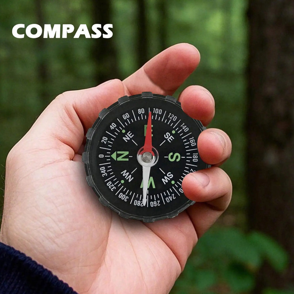 Compass Mini Outdoor 45MM Compass Navigation Compass Camping Hiking Pocket Compass for Camping Disorientated Survival Tools