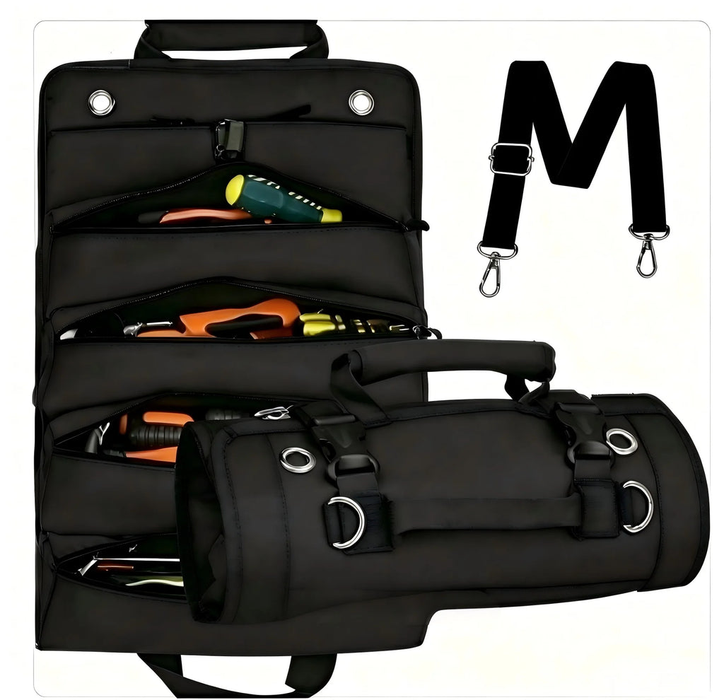 Multi-Purpose Tool Bag High Quality Professional Multi Pocket Hardware Tools Pouch Roll UP Portable Small Tools Organizer Bag