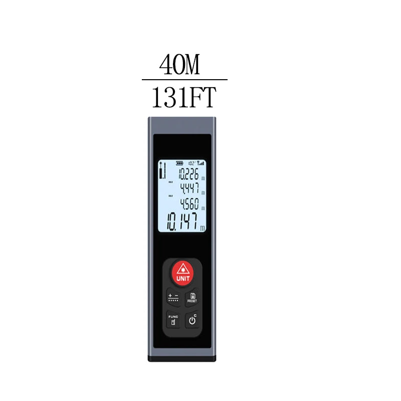 Laser rangefinder, aluminum alloy shell, USB charging, multiple measurement modes, 262FT/328FT distance with angle function