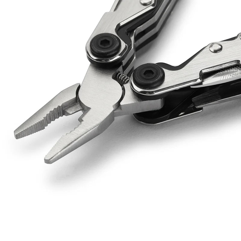 11-in-1 Multi-Tool Pliers Stainless Steel, Folding EDC Pocket Multitool with Knife & Screwdriver for Camping Hiking Survival