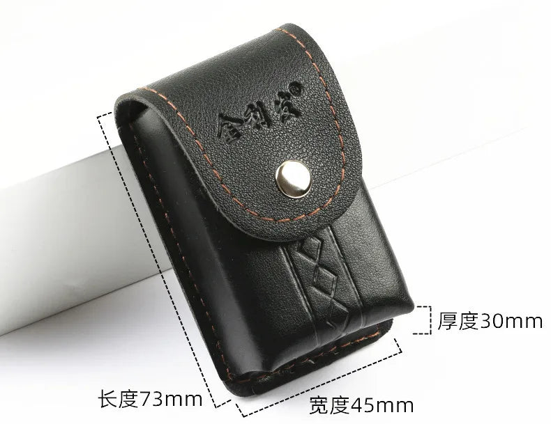 Classic Belt  Wearable PU Glasses Case Men Portable Leather Folding Glasses Storage Box Women