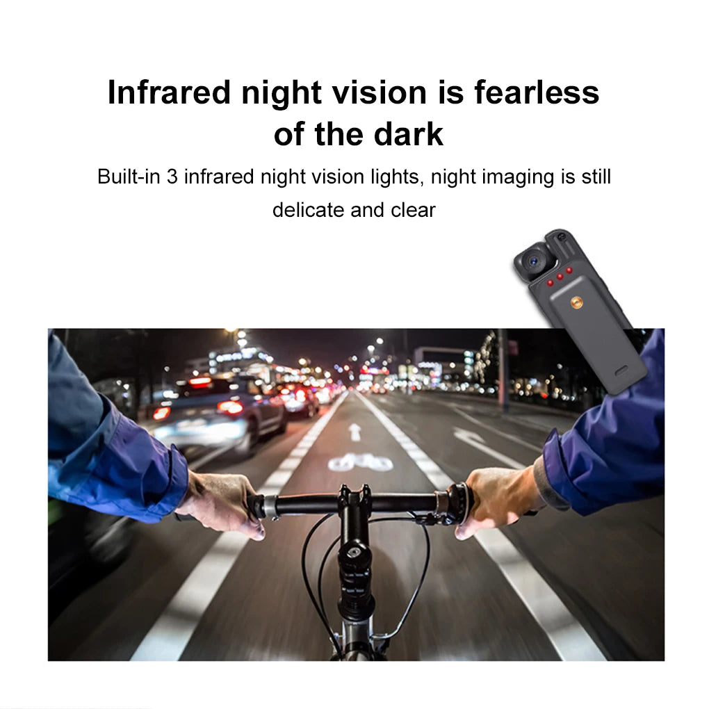 Portable HD 1080P Mini Camera Digital Video Recorder Worn Police Small Body Cam Infrared Night Vision Sports DV Camcorders