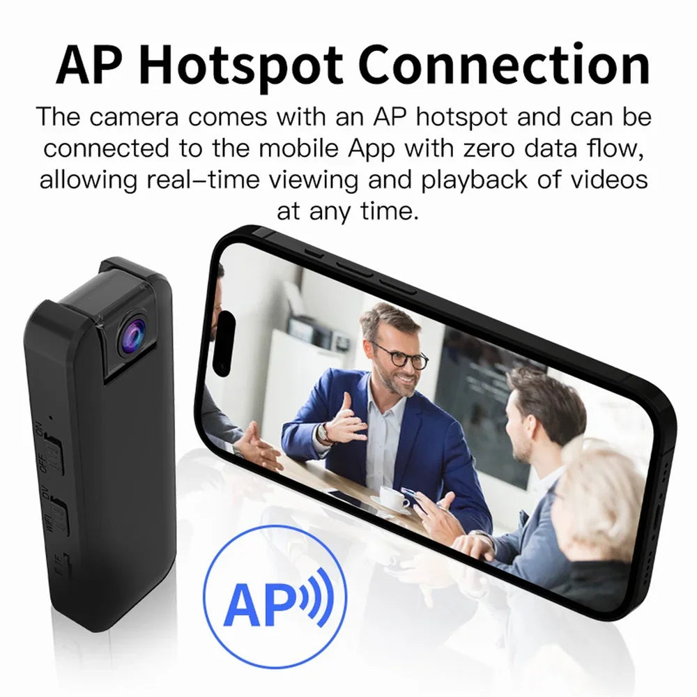Professional 4K Evidence Body Cam - Flip Lens Design, Night Vision, 4G Lte + Wifi, Secure Data Storage for Law Enforcement