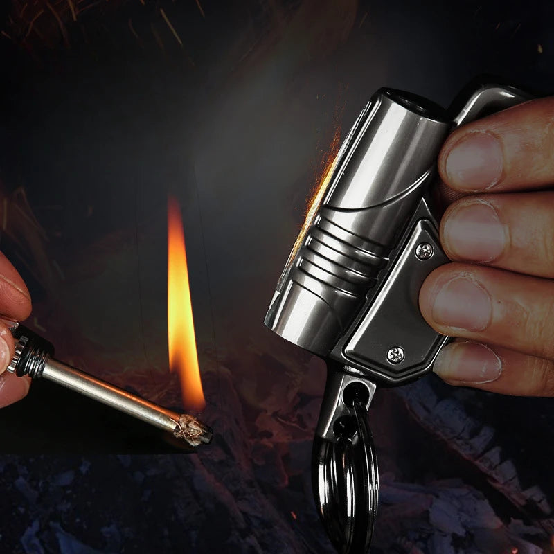 10000Match Keychain Kero sene Torch Lighter Cigarette Lighters Multi Functional Creative Windproof Smoking Accessories Men Gifts