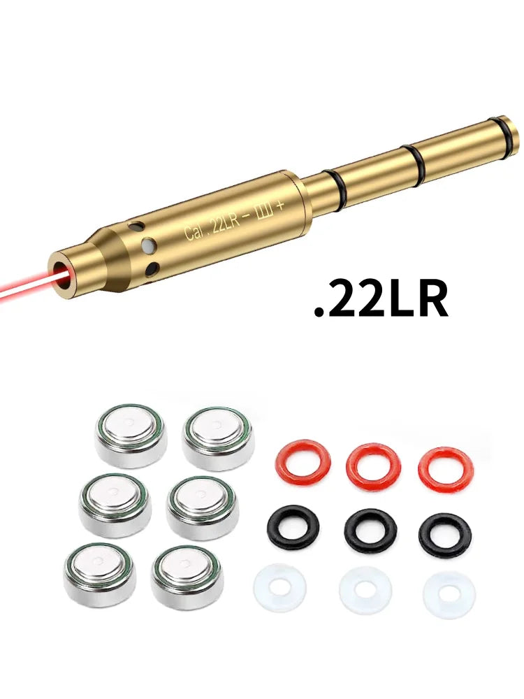 .22lr Boresighter .22LR Lazer Collimator Cal 9mm 177 17 308  Rifle 45ACP Laser Bore Sight Laser Boresight