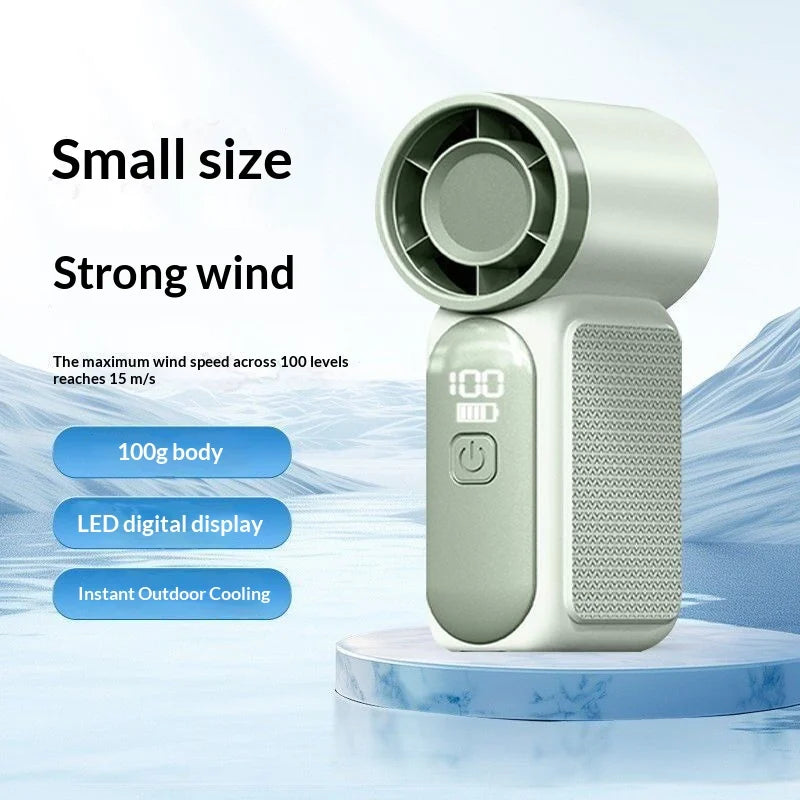 Portable Fan Convenient Creative Mini Fan Pocket Hand-held Fans Lightweight Suitable for Travel Camping Outdoors Air Coolers New
