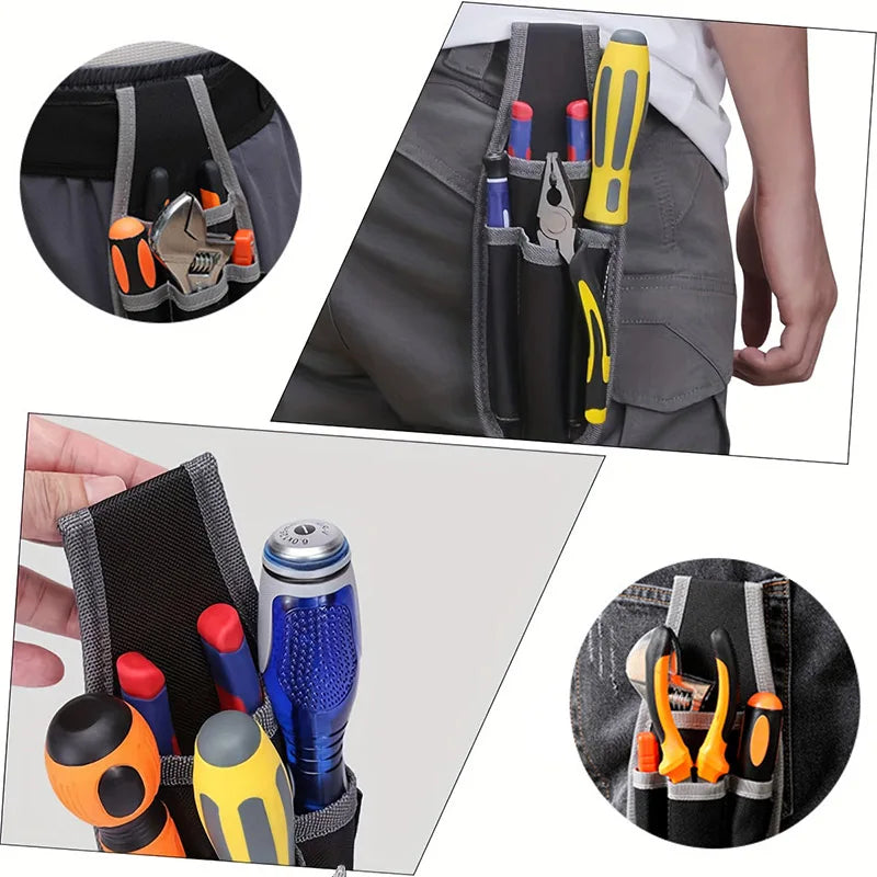 Small Portable Hip Tool Bags Waist Gadget Pouch Electrician Hardware Tools Multifunction Toolkit Waist Bag for Daily Carrying