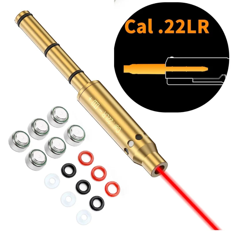 .22lr Boresighter .22LR Lazer Collimator Cal 9mm 177 17 308  Rifle 45ACP Laser Bore Sight Laser Boresight