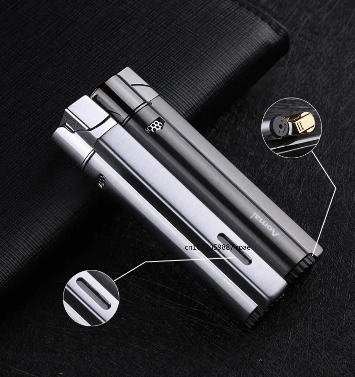 Metal Jet Welding Torch Lighters Butane Gas Turbo Windproof Lighters Cigar Cigarette Lighters Men's Gifts Outdoor Ignition Tools