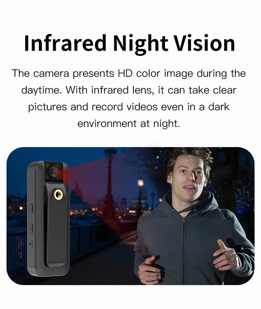 Professional 4K Evidence Body Cam - Flip Lens Design, Night Vision, 4G Lte + Wifi, Secure Data Storage for Law Enforcement
